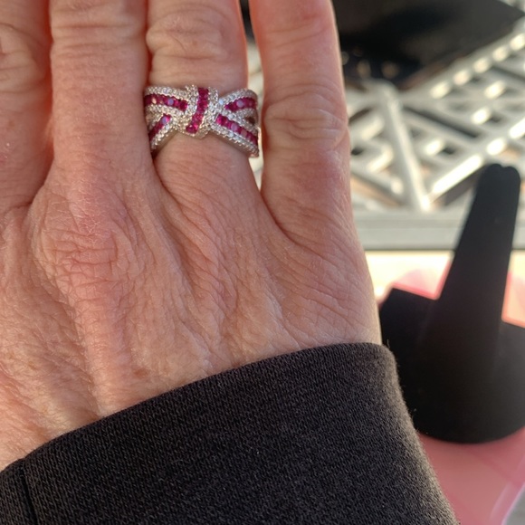 💕Pink Bow Knot Ring - Picture 3 of 3